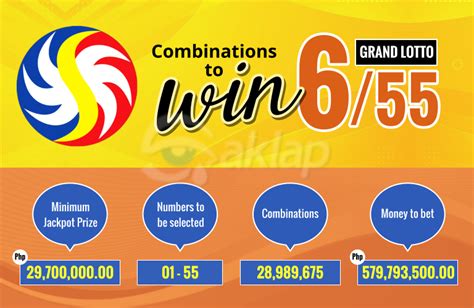 pinoy code 6/55|Grand Lotto 6/55 Results for April 01, 2024 .